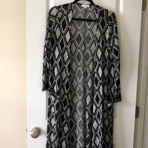 EUC black and grey Lularoe Sarah